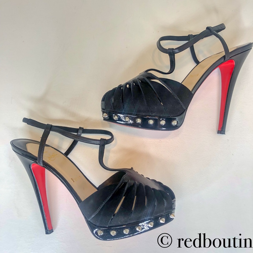 traded LOUBOUTIN Zigounette Spiked Sandals - Picture 3 of 8